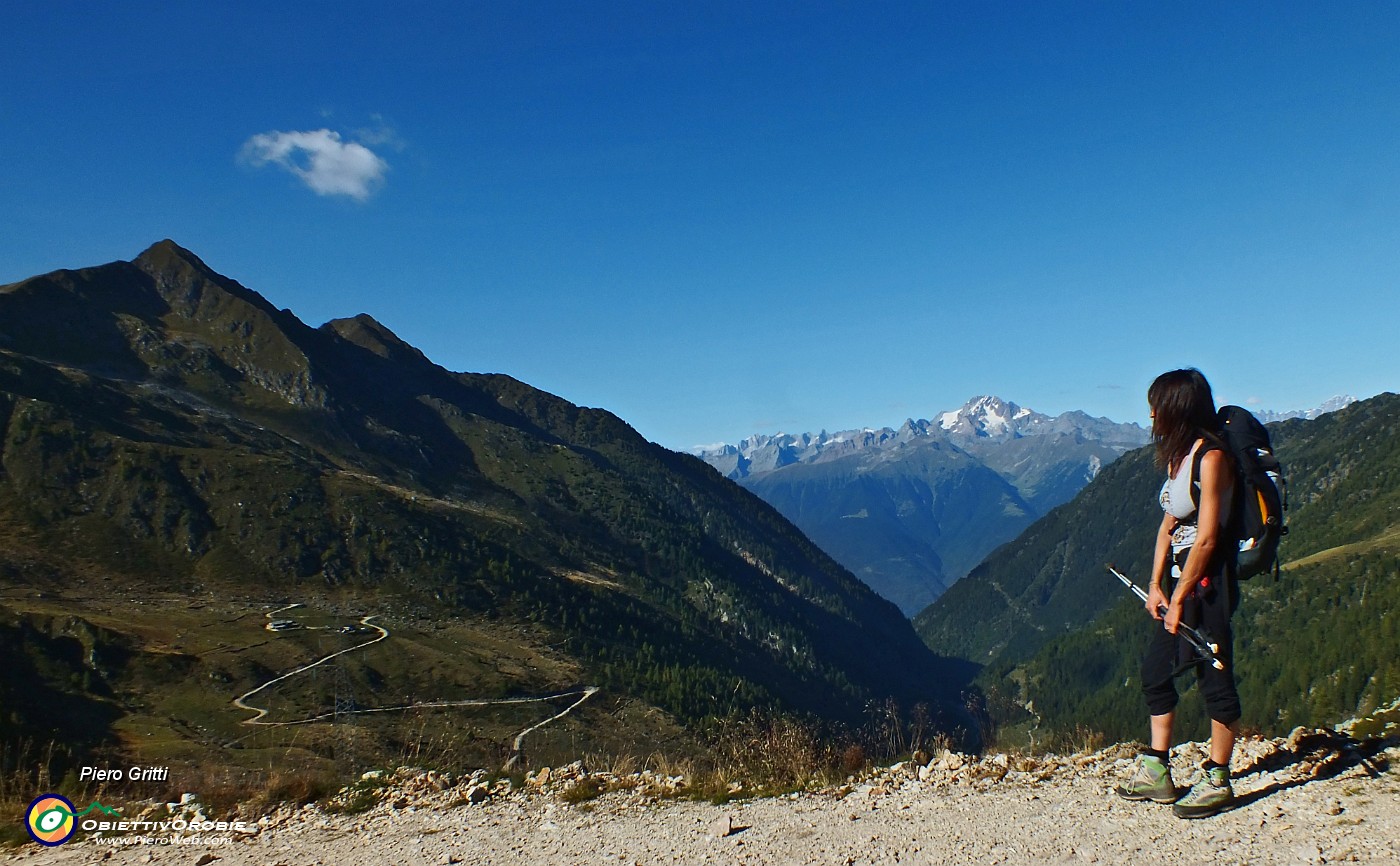 88 Al Passo di Dordona vista sulla Val Madre e verso il Disgrazia.JPG